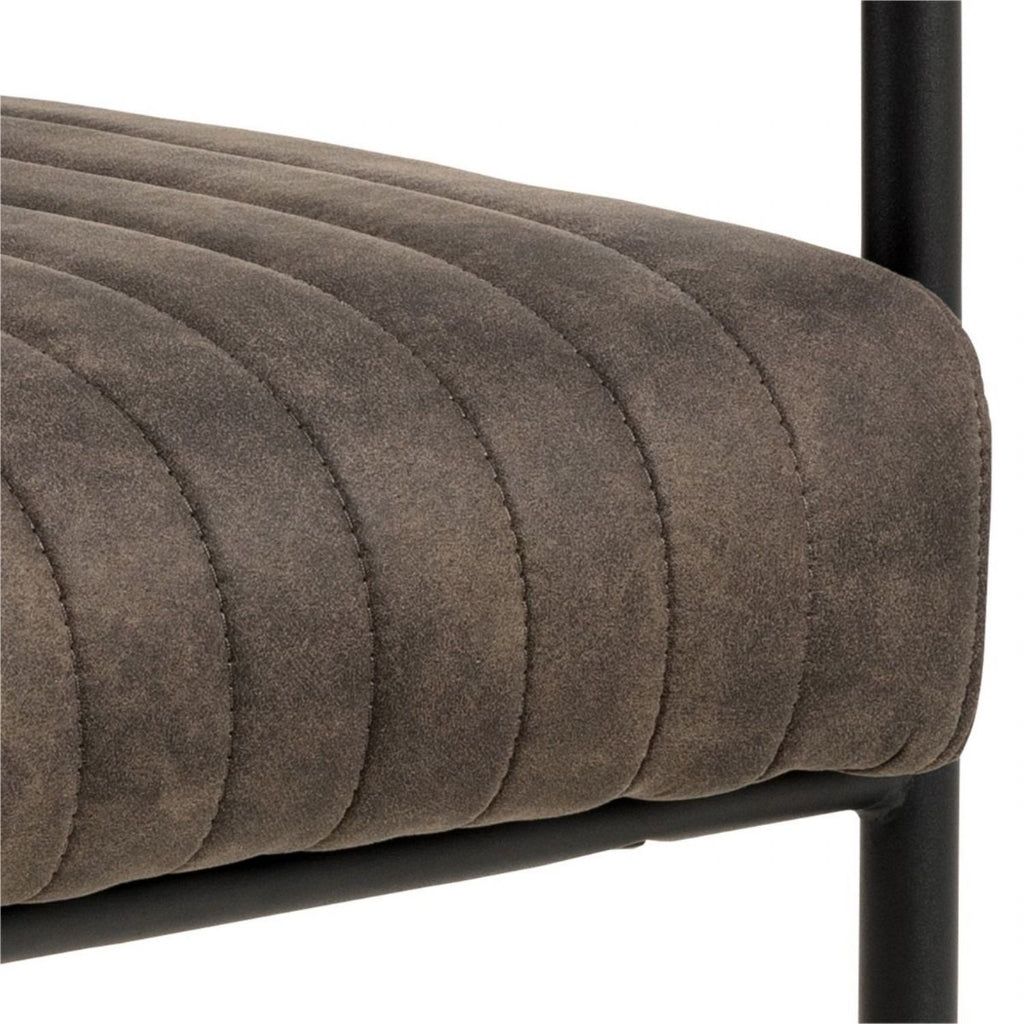 Yale Dining Table in Oak 120x75cm includes 4 Adele Fabric Dining Chairs in Grey