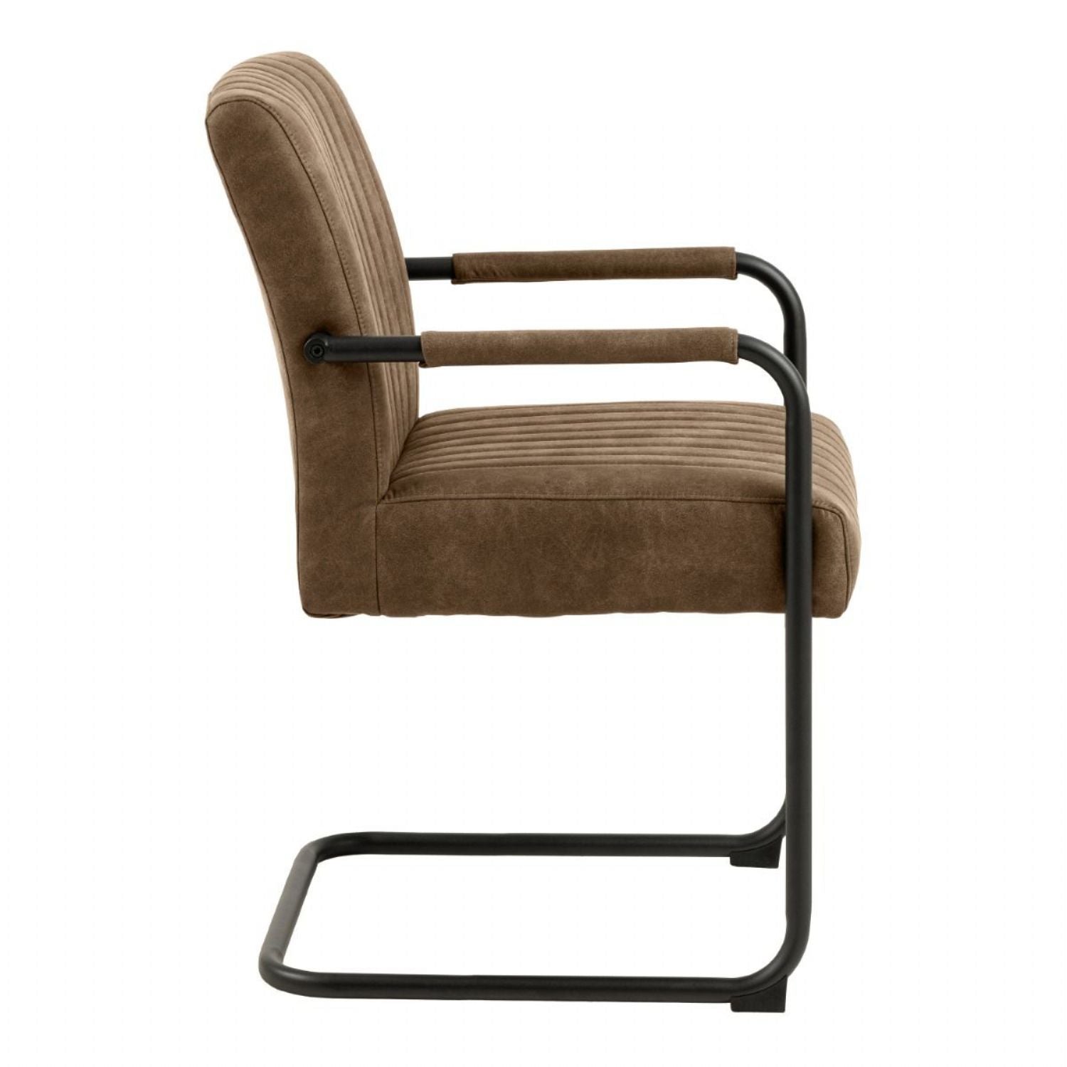 Yale Dining Table in Oak 120x75cm includes 4 Adele Fabric Dining Chairs in Light Brown