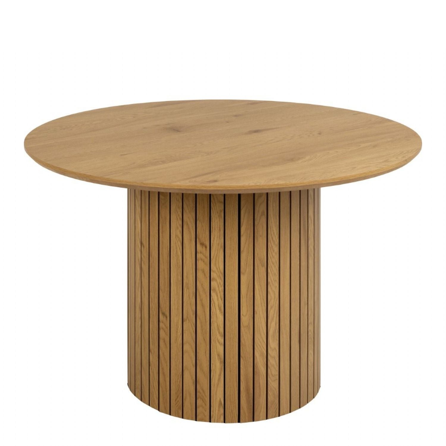 Yale Dining Table in Oak 120x75cm includes 4 Ines Dining Chairs in Olive Green
