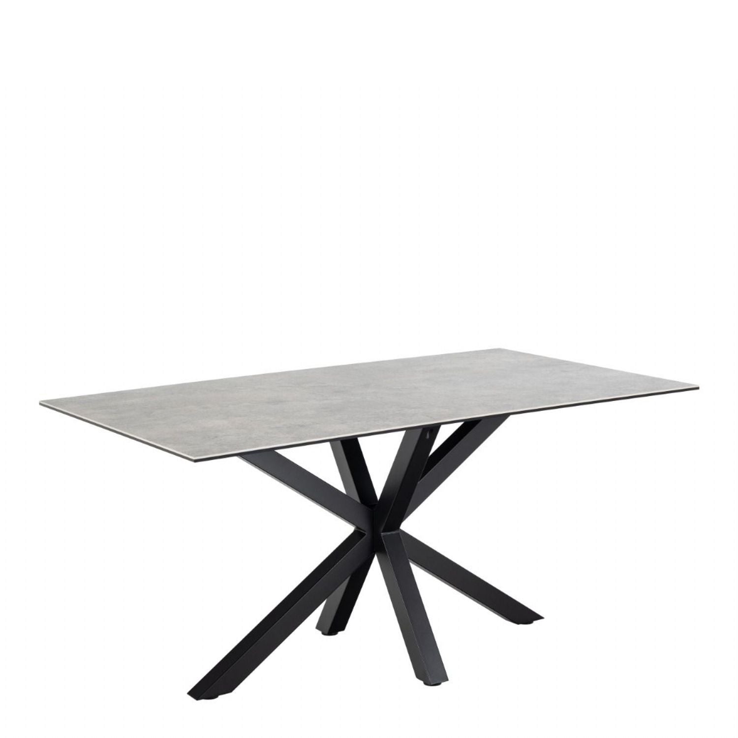 Heaven Dining Table in Ceramic Grey 160x75.5cm