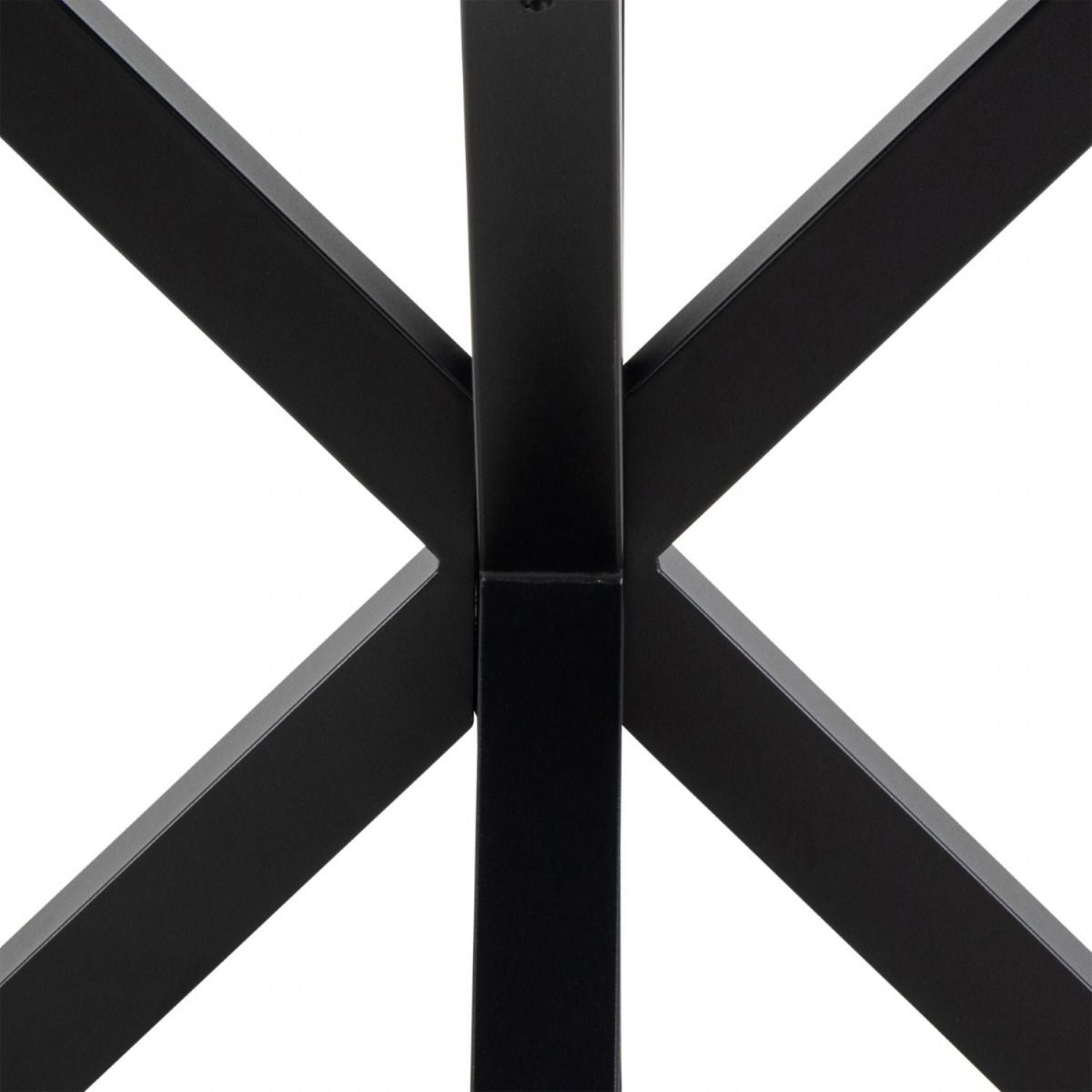 Heaven Round Dining Table with Ceramic White Top 119cm