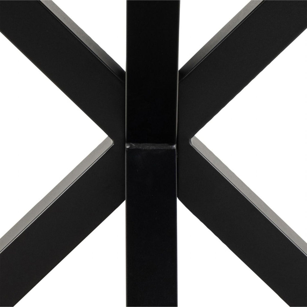 Heaven Round Dining Table with Ceramic Grey Top 119cm