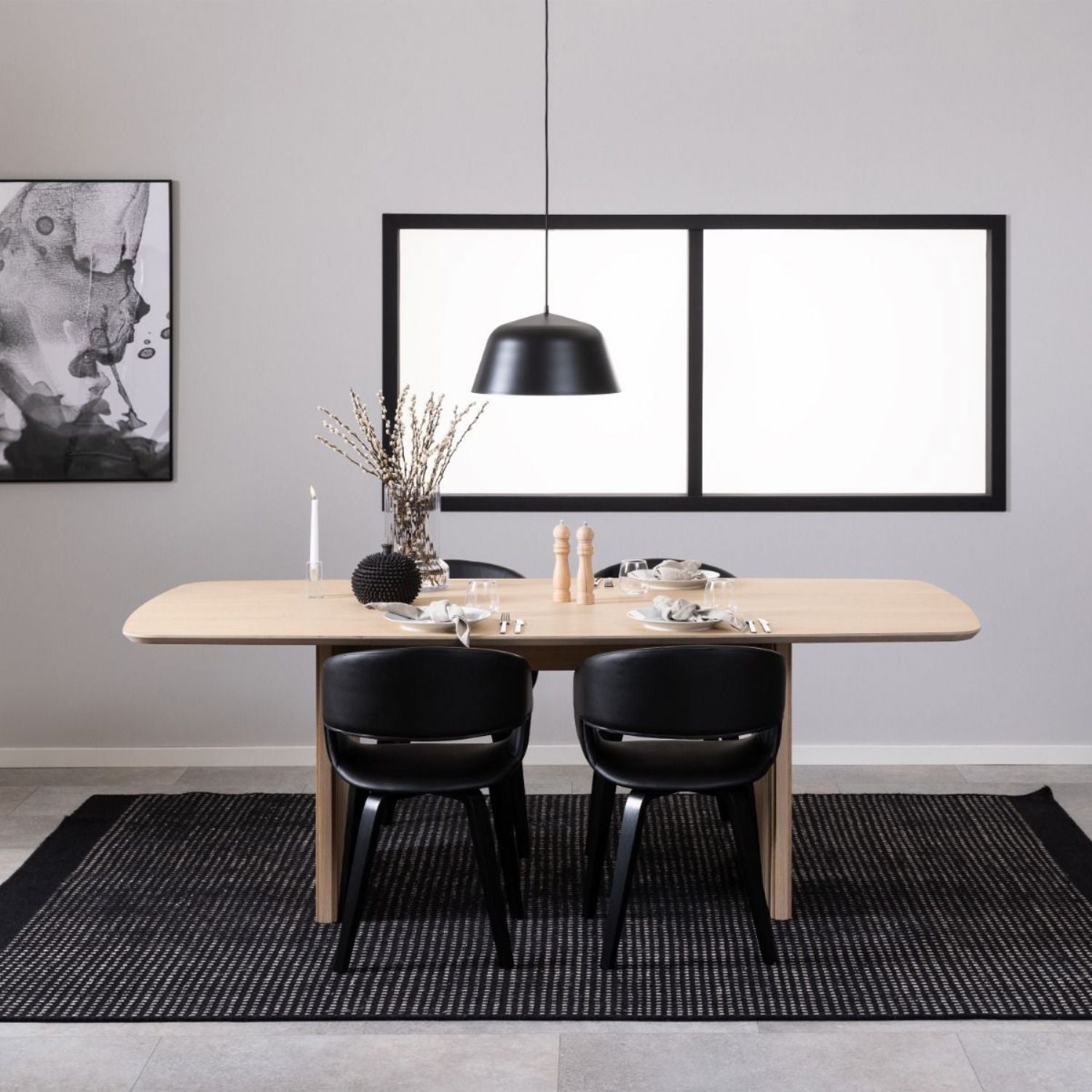 Christo Dining Table in Oak 220x75cm