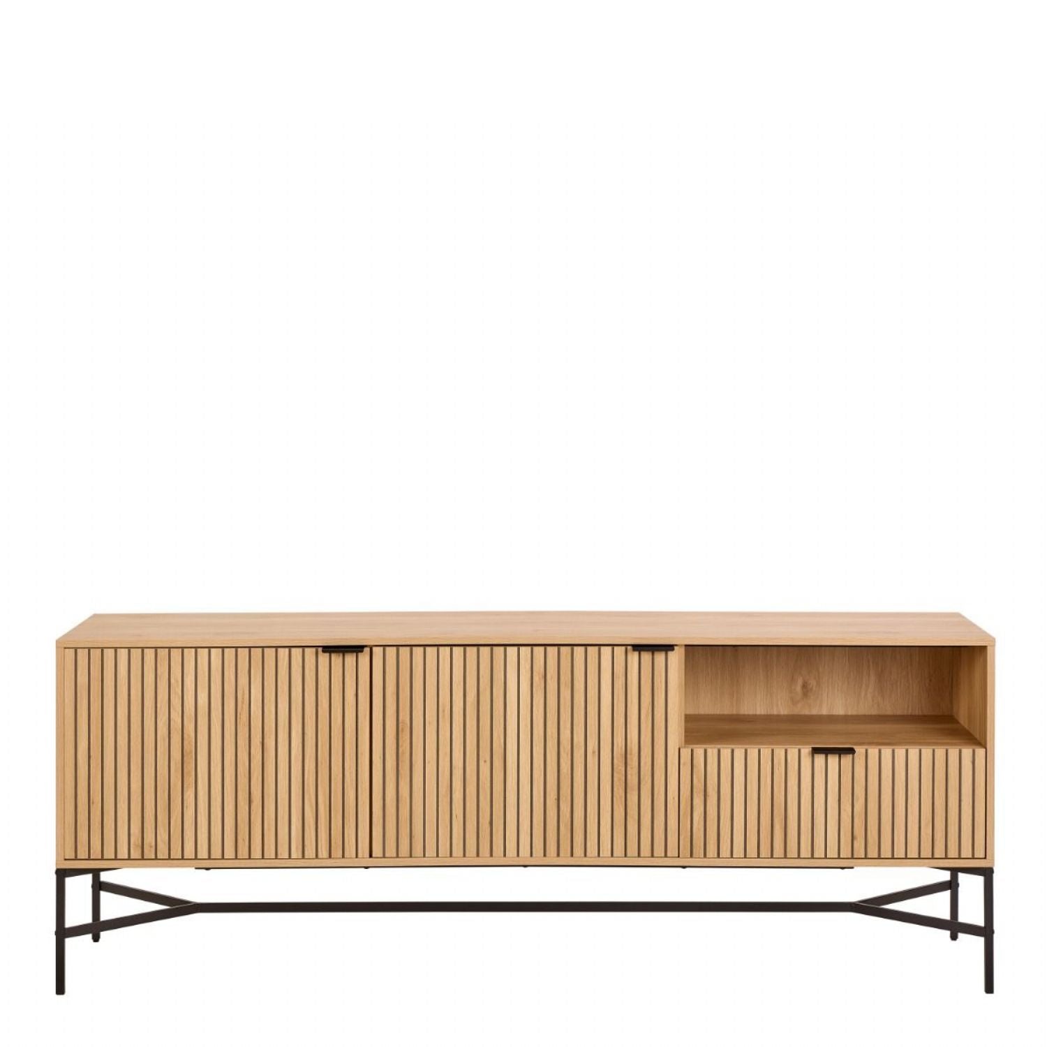 Jaipur Sideboard With 2 Doors and 1 Drawer in Oak