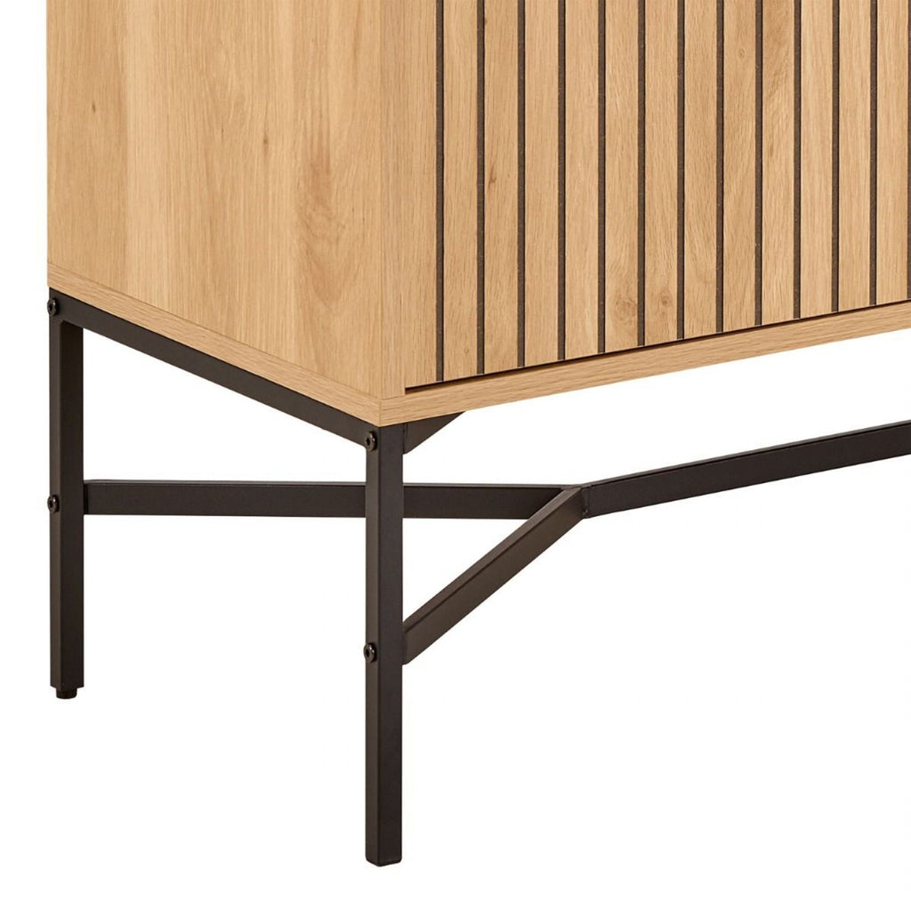 Jaipur Sideboard With 2 Doors and 1 Drawer in Oak