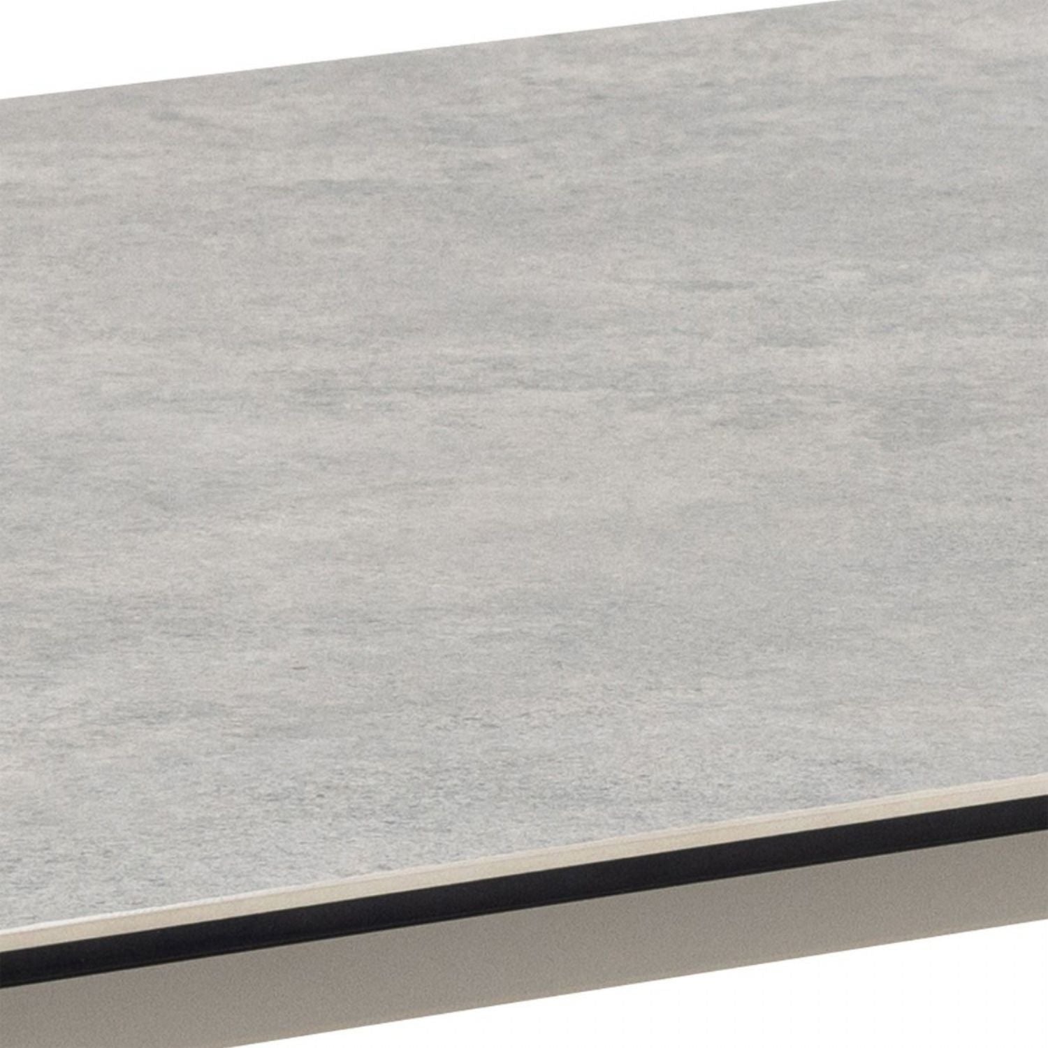 Palermo Ceramic Dining Table in Grey 160x75cm includes 4 Ella Swivel Beige Dining Chair