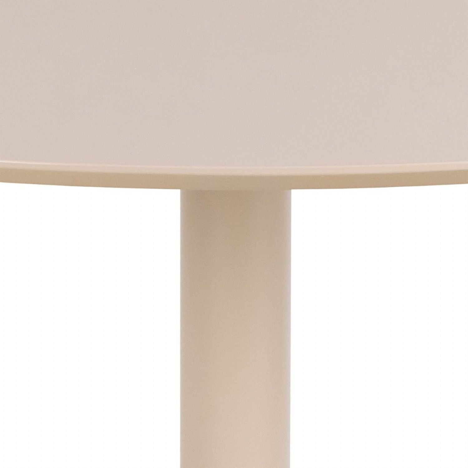Ibiza Round Beige Dining Table with 4 Owen Dining Chairs in Beige