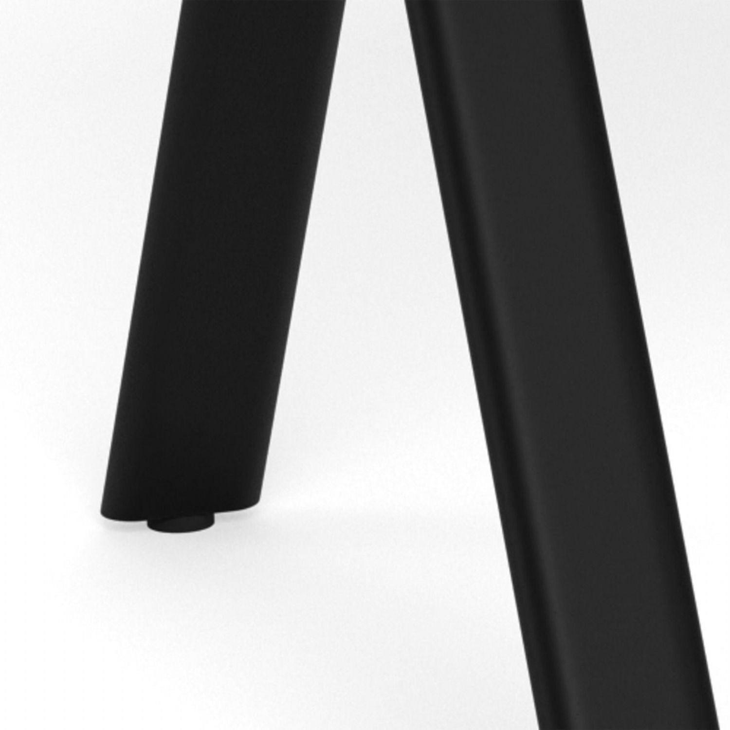 Bristol Dining Table in Wild Oak & Black Metal Base
