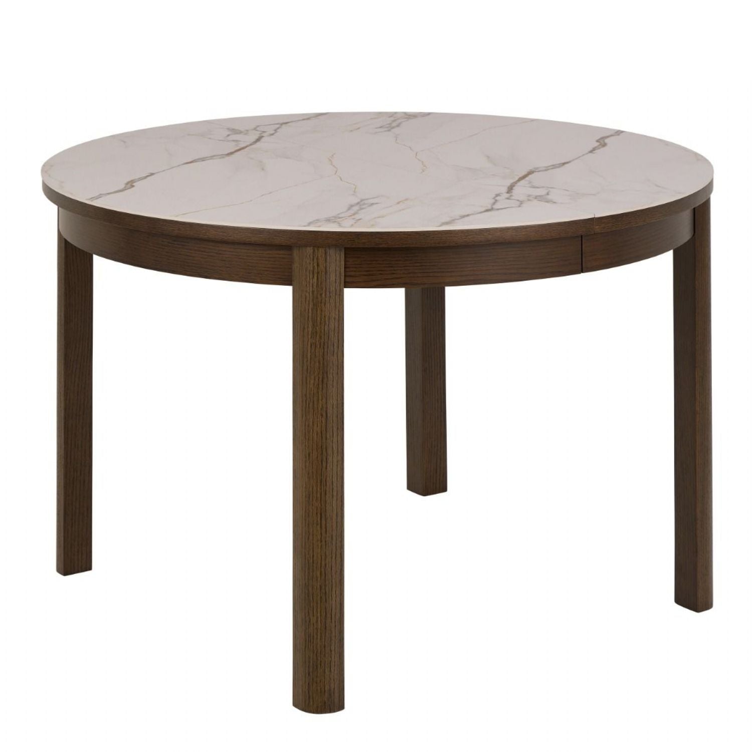 Southampton Round Extendable Dining Table in Cream Ceramic 120 220 x 120 x 75cm