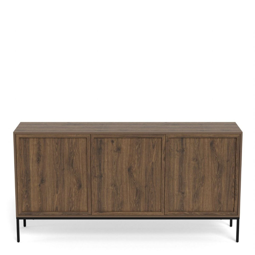 Palmdale Sideboard with 3 Doors in Smoked Oak