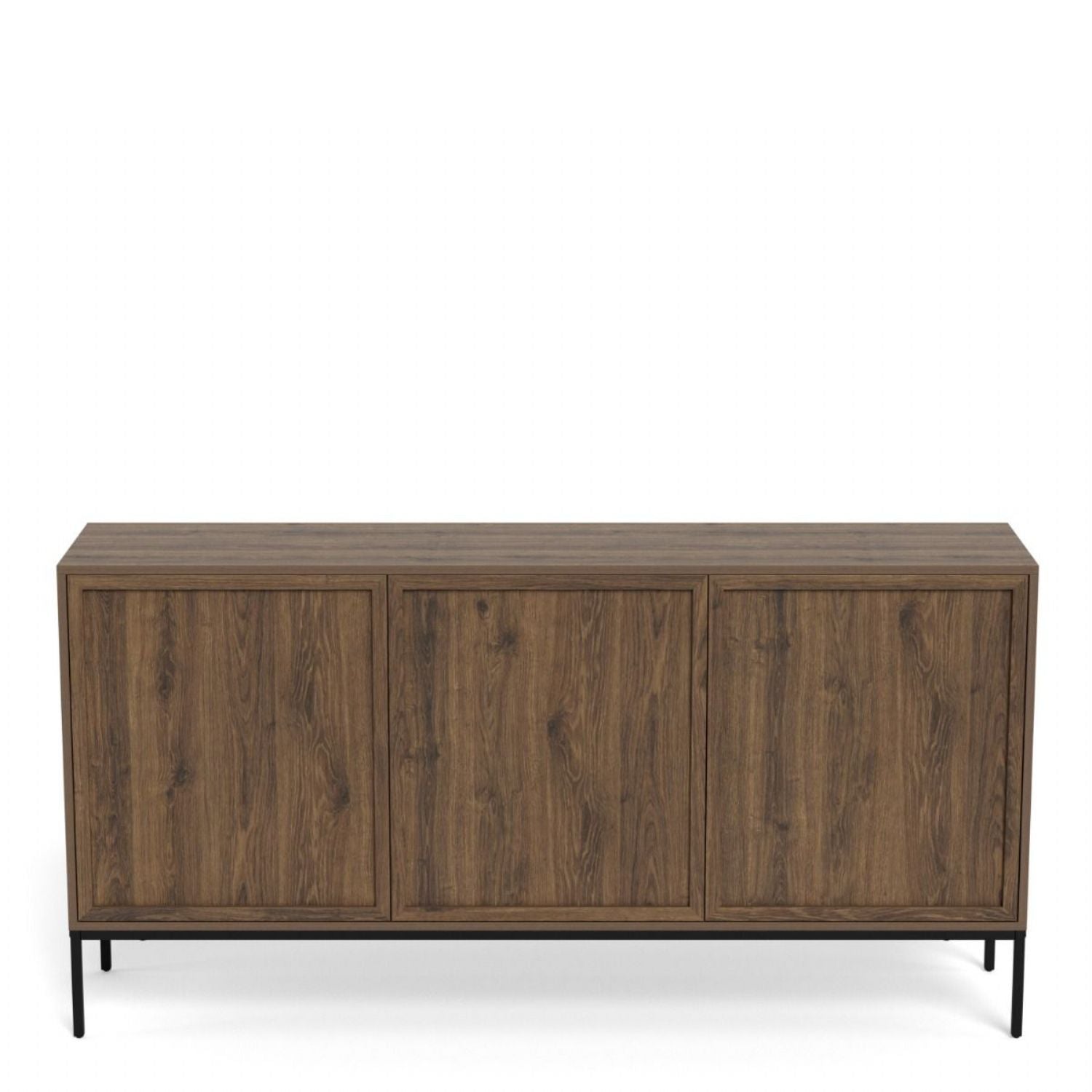 Palmdale Sideboard with 3 Doors in Smoked Oak