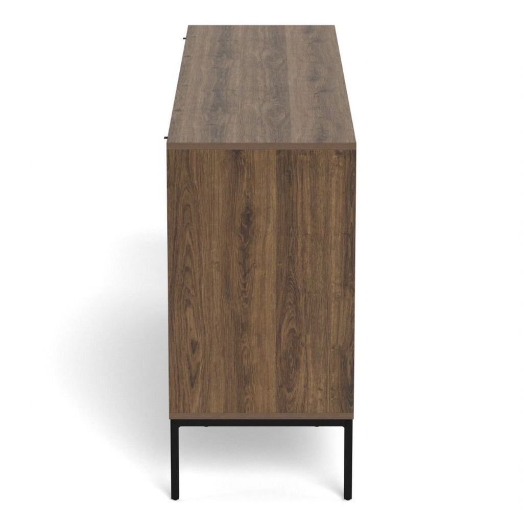 Palmdale Sideboard with 3 Doors in Smoked Oak