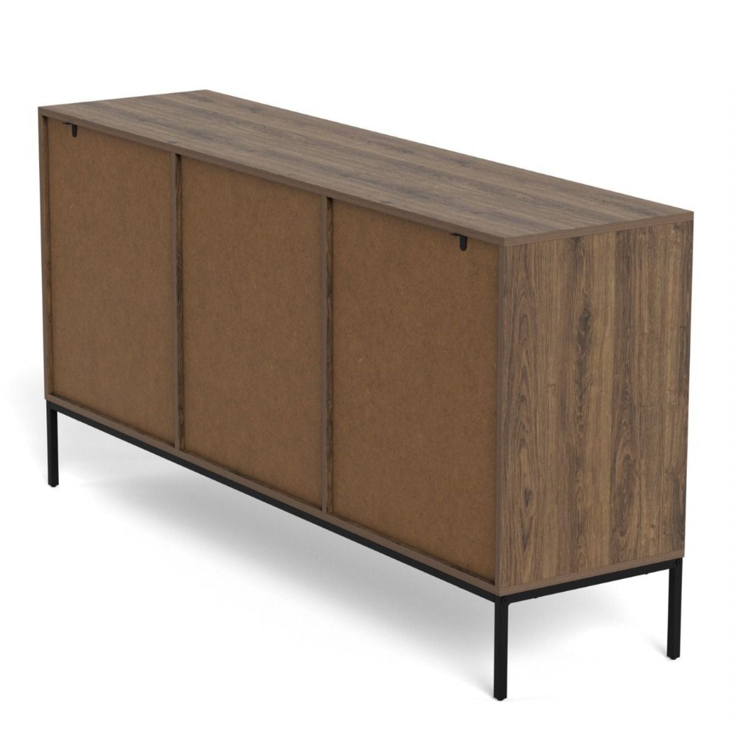 Palmdale Sideboard with 3 Doors in Smoked Oak