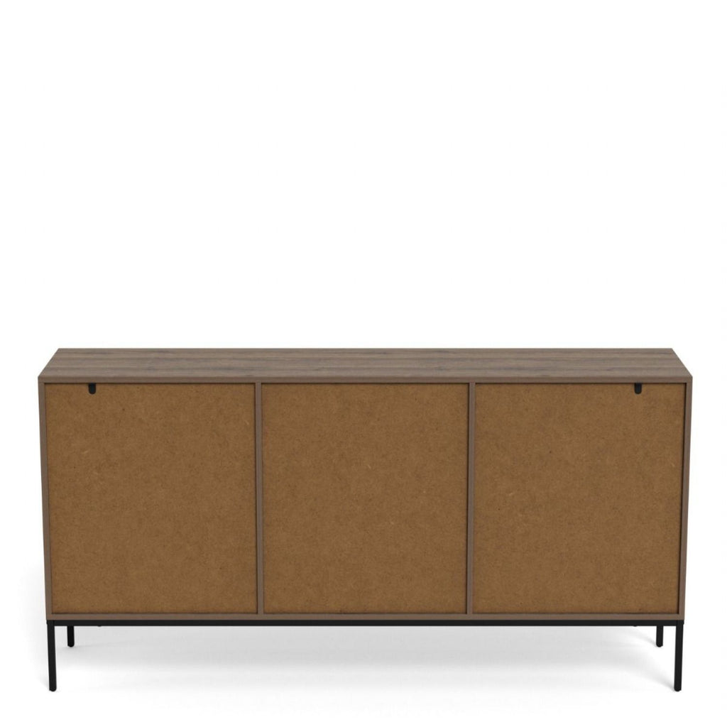 Palmdale Sideboard with 3 Doors in Smoked Oak