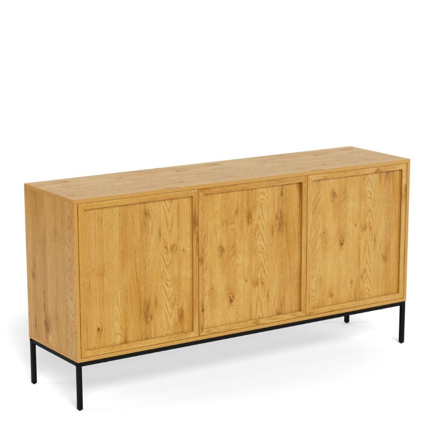 Palmdale Sideboard with 3 Doors in Wild Oak