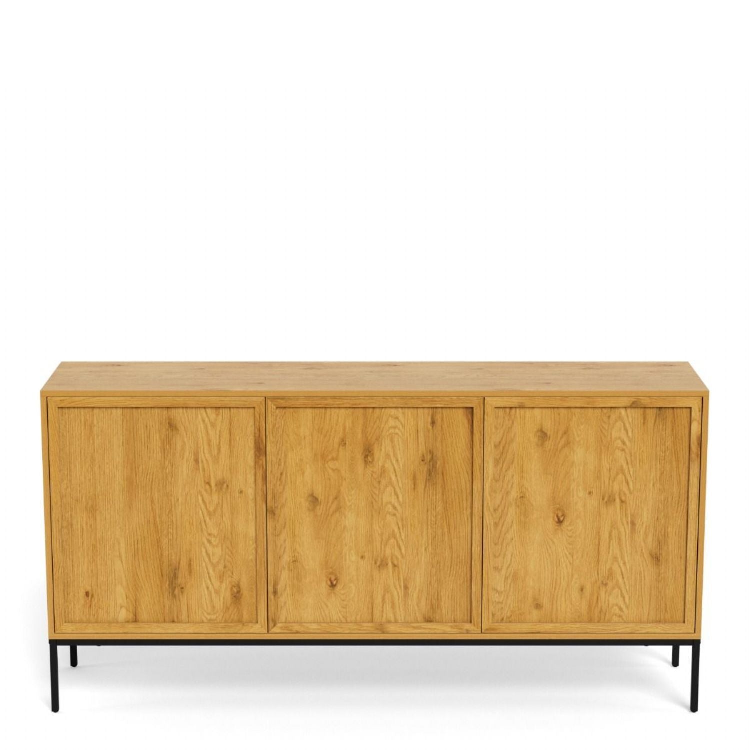Palmdale Sideboard with 3 Doors in Wild Oak