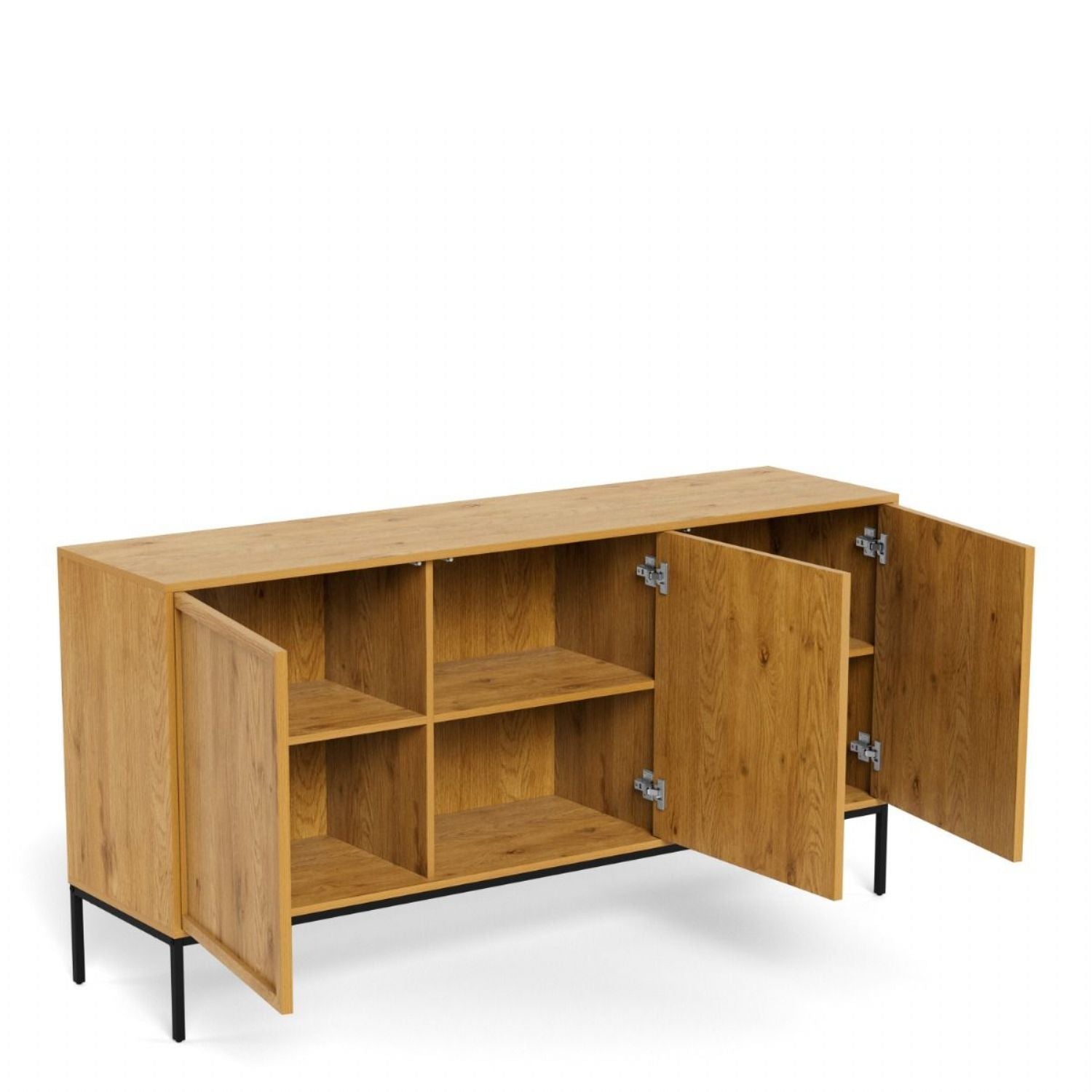 Palmdale Sideboard with 3 Doors in Wild Oak