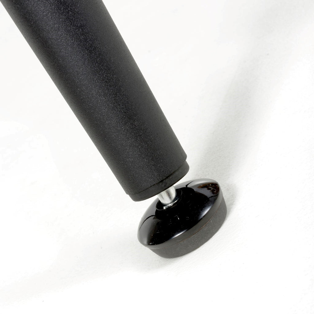 White Sintered Stone 160cm Dining Table Black Metal Legs