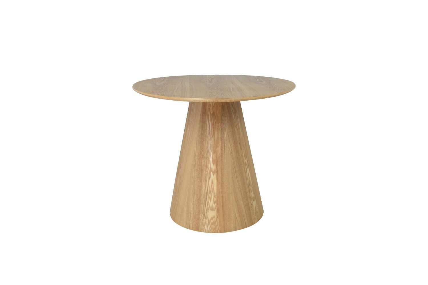 Natural Wooden 160cm Oval Dining Table Pedestal Base