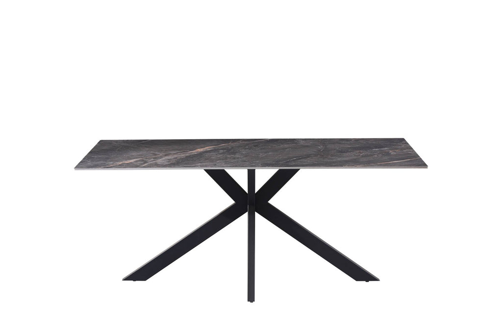 Tokyo Large 1.8m Ceramic Grey Dining Table