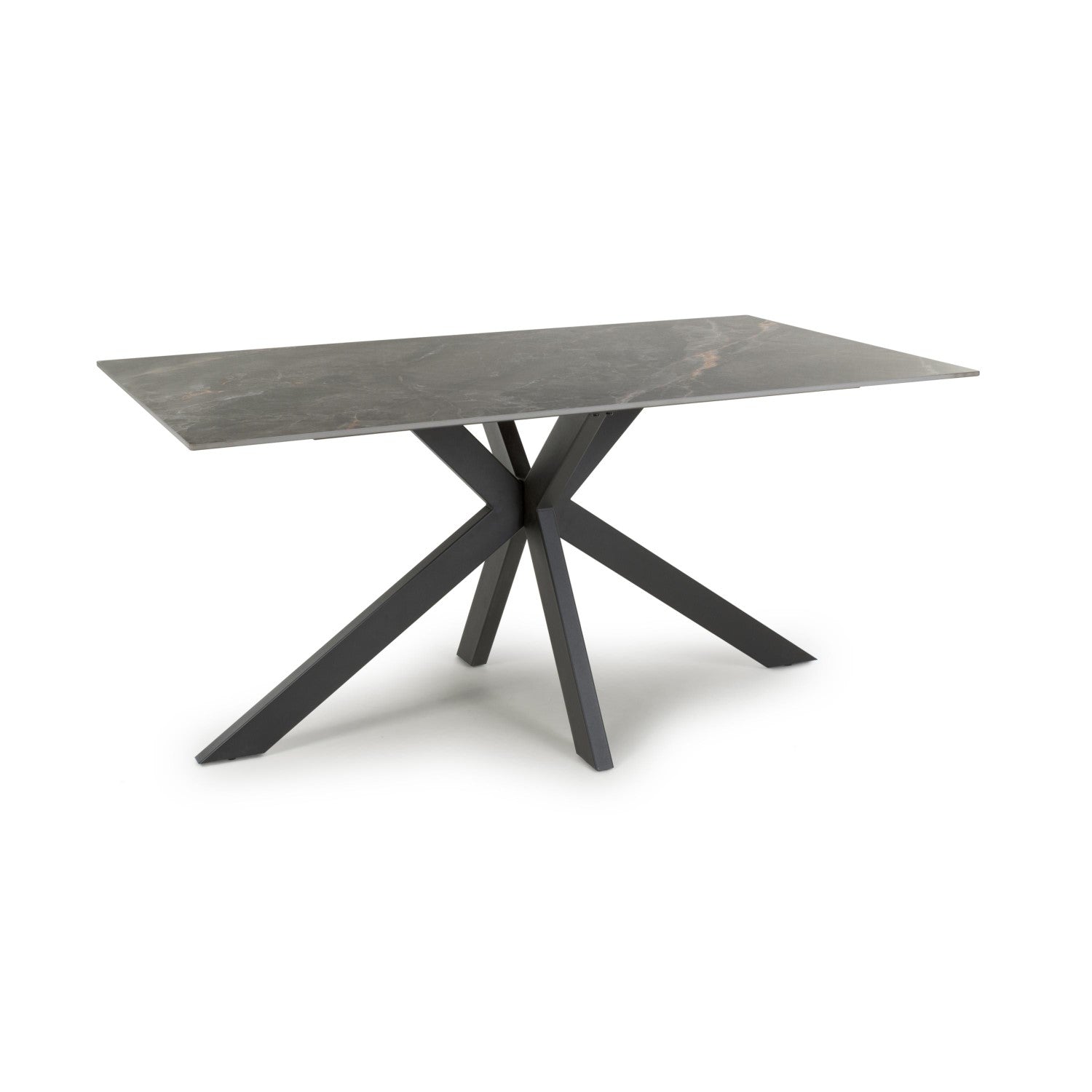 Tokyo Medium 1.6m Ceramic Grey Dining Table