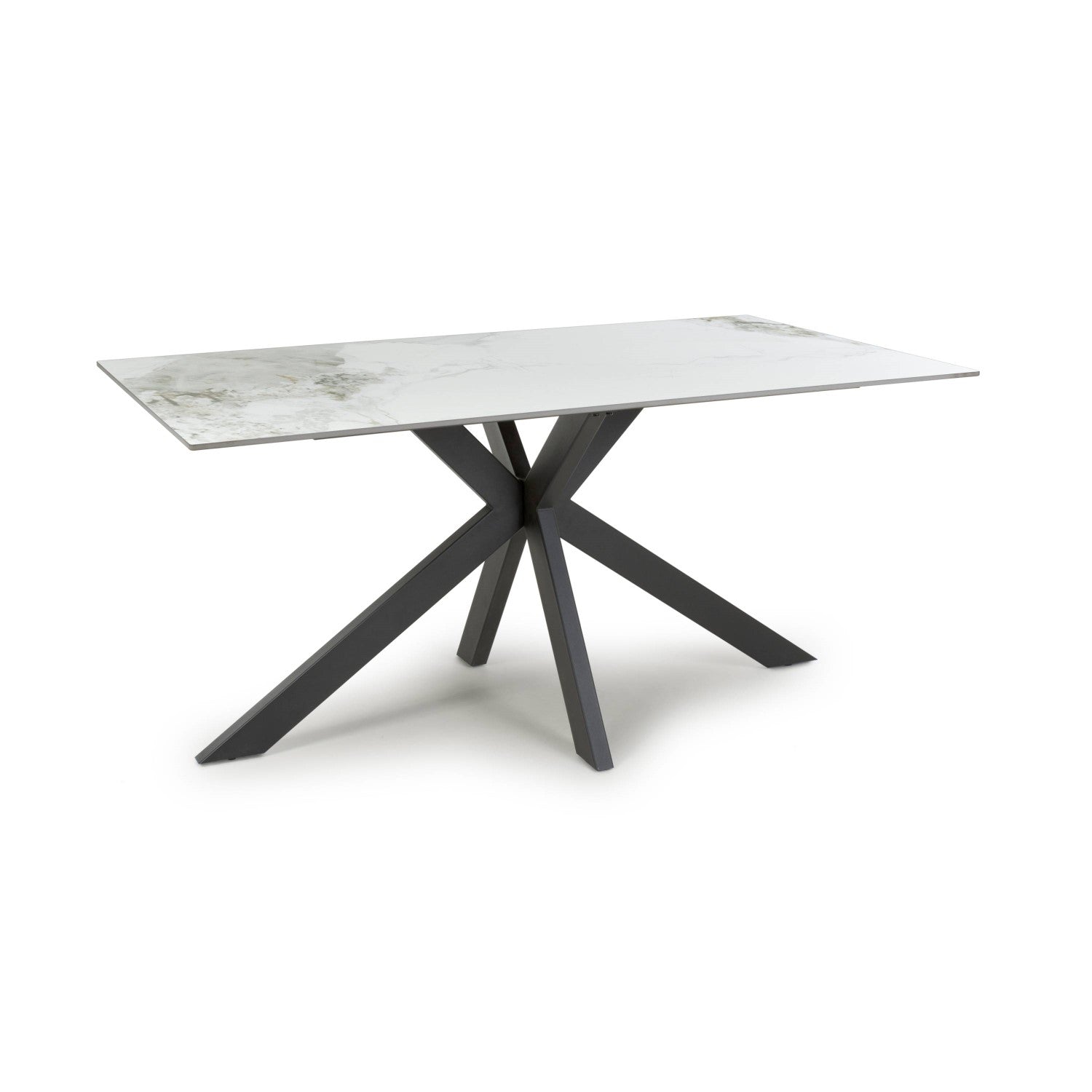 Tokyo Medium 1.6m Ceramic White Dining Table