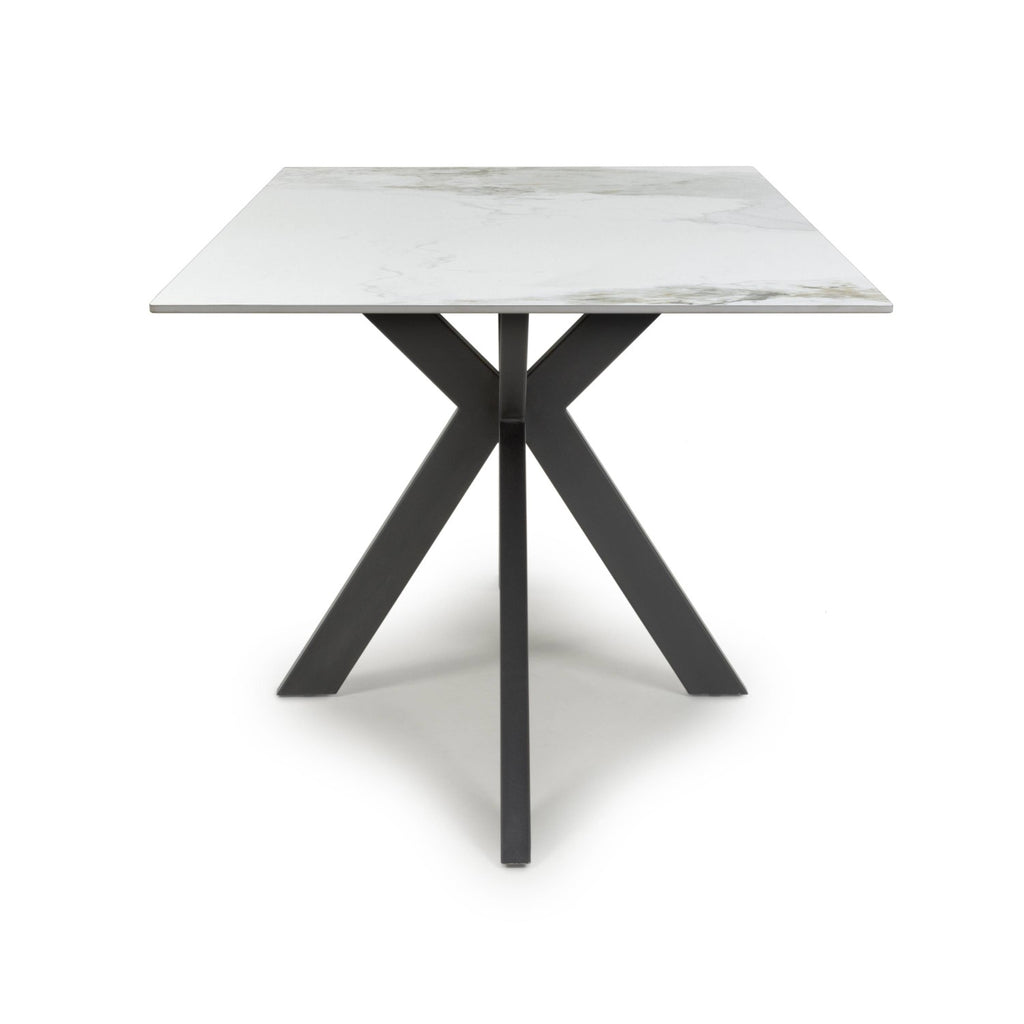 Tokyo Medium 1.6m Ceramic White Dining Table
