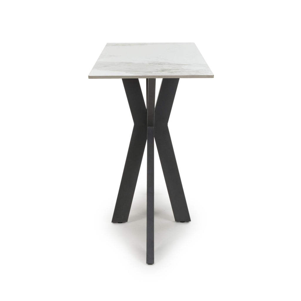 Tokyo Ceramic White Console Table