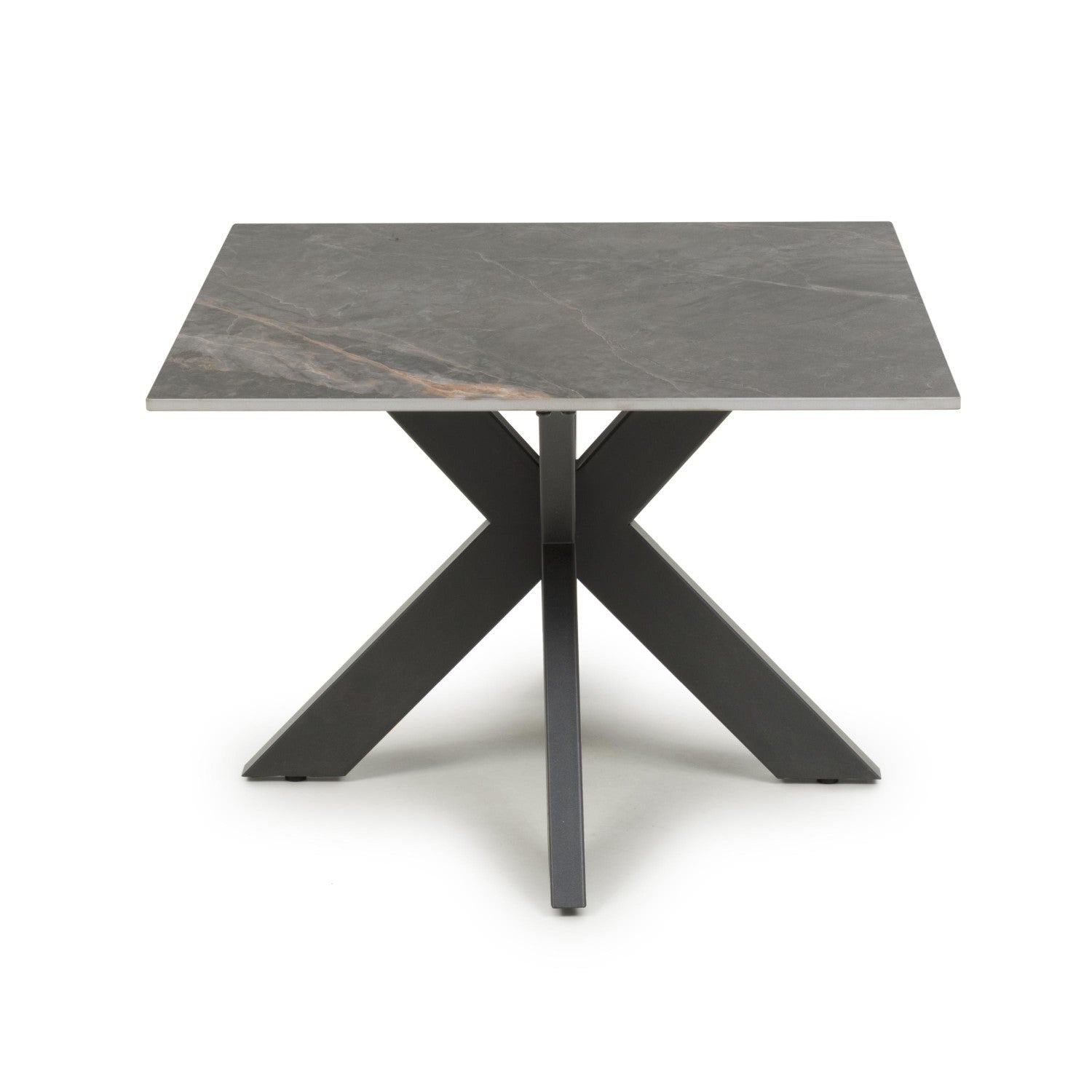 Tokyo Square Ceramic Grey End Table