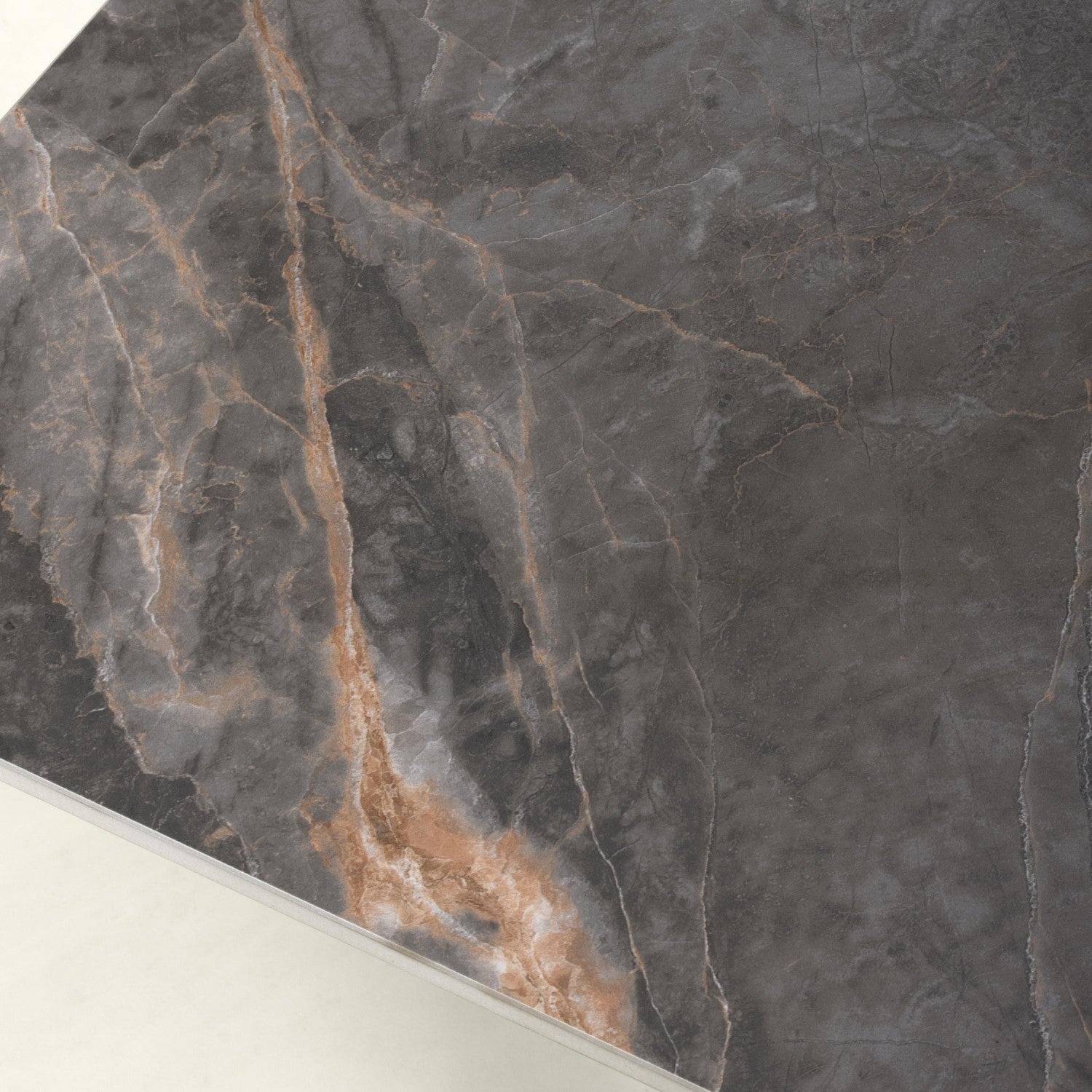 Tokyo Square Ceramic Grey End Table