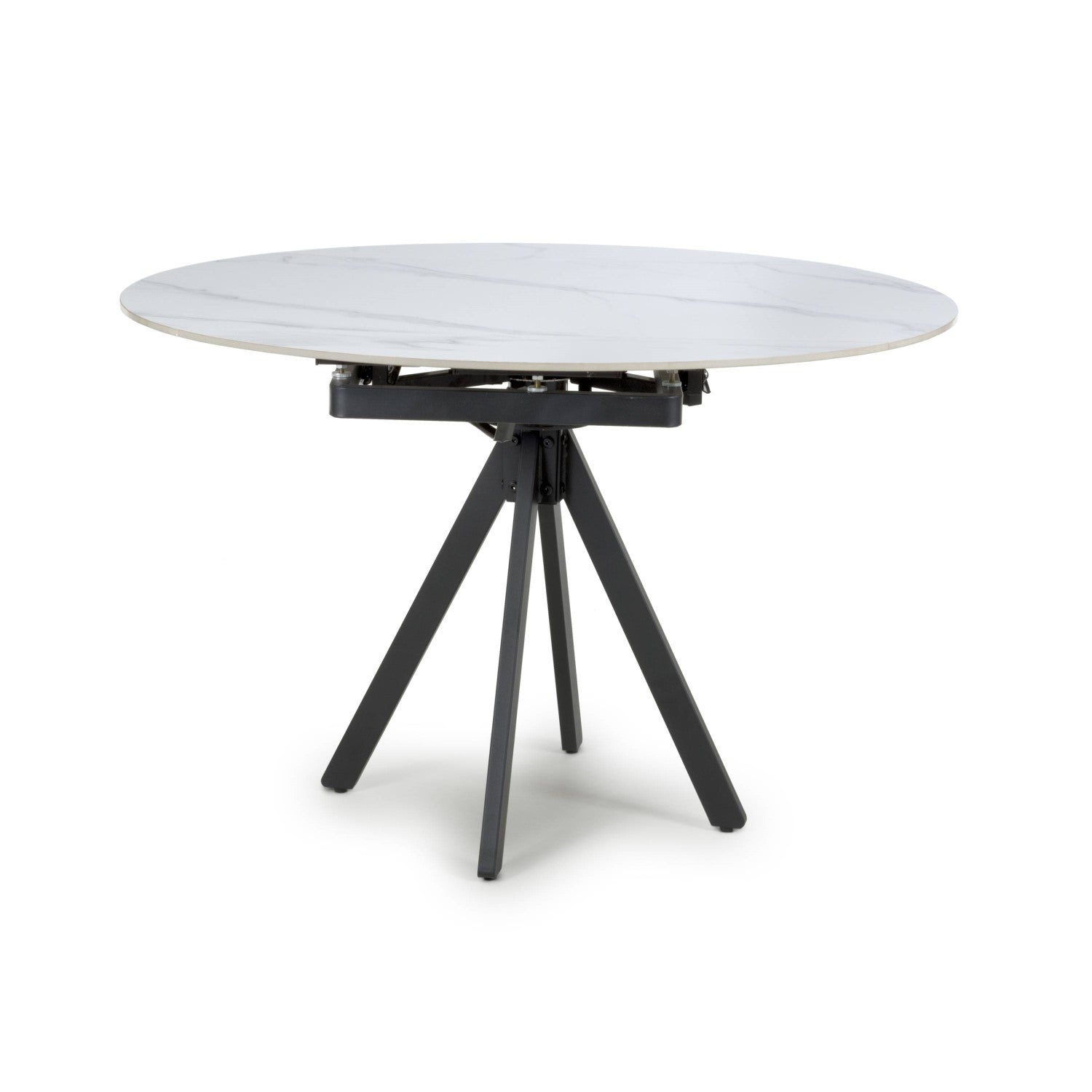 Rotana Rotating White 1.2m Dining Table