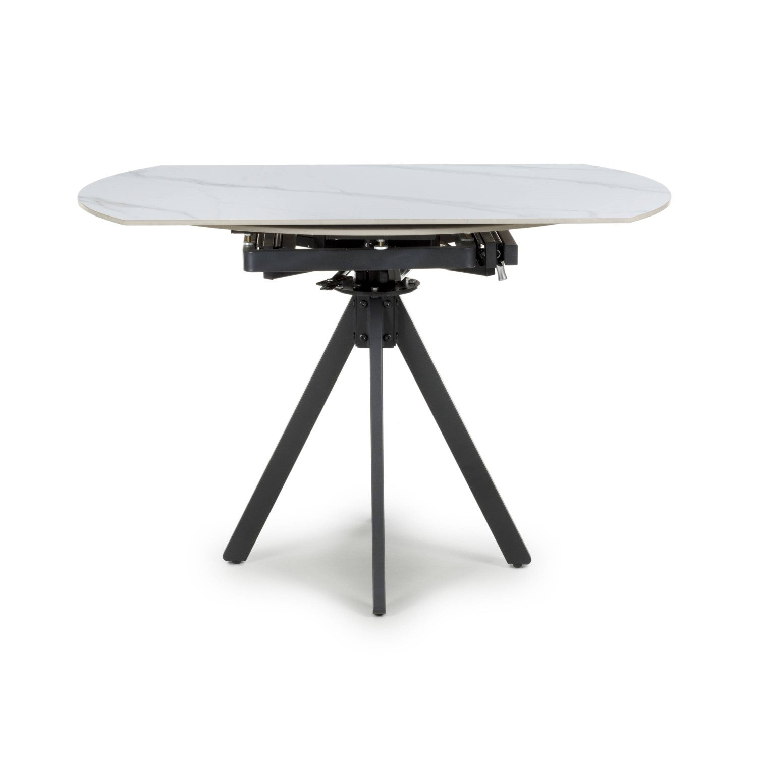 Rotana Rotating White 1.2m Dining Table