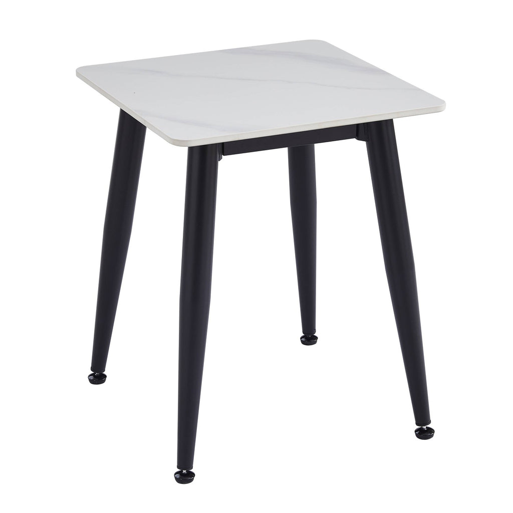 Monaco White End Table