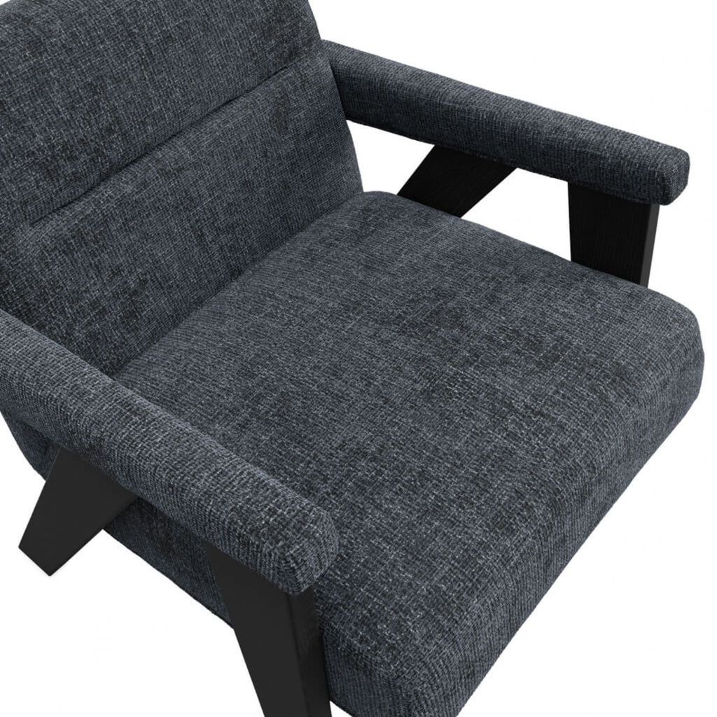Abel Coal And Black Chair