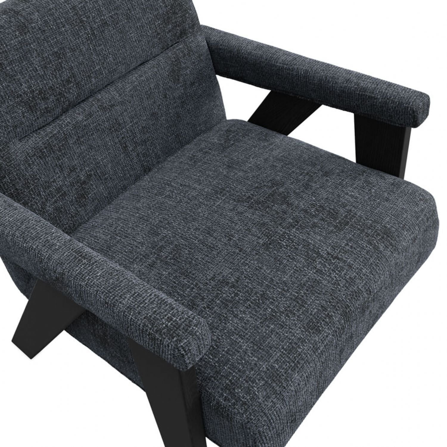 Abel Coal And Black Chair