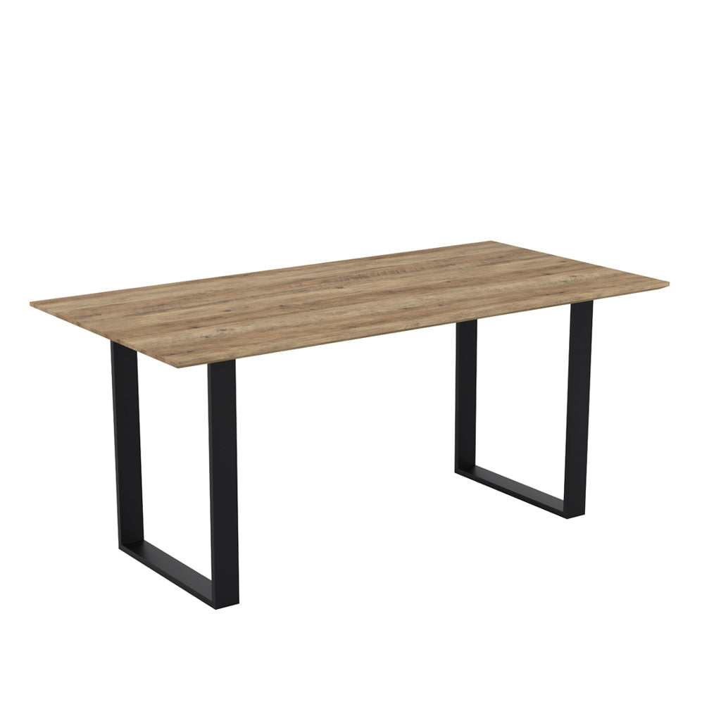 Antibes Russet And Black Dining Table