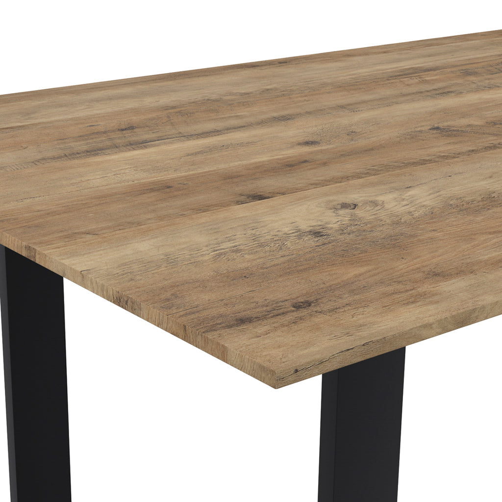 Antibes Russet And Black Dining Table
