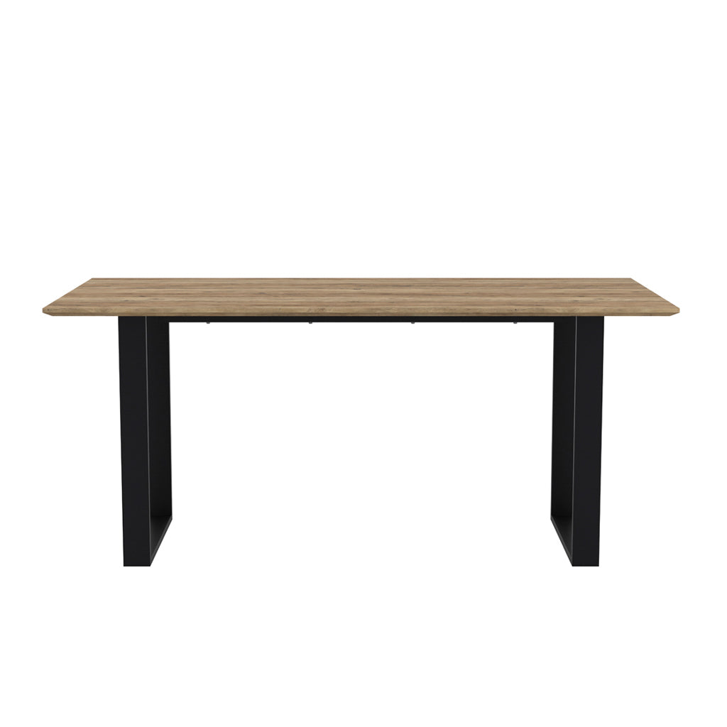 Antibes Russet And Black Dining Table