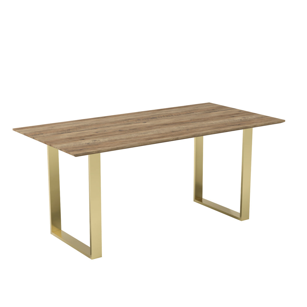 Antibes Russet And Gold Dining Table