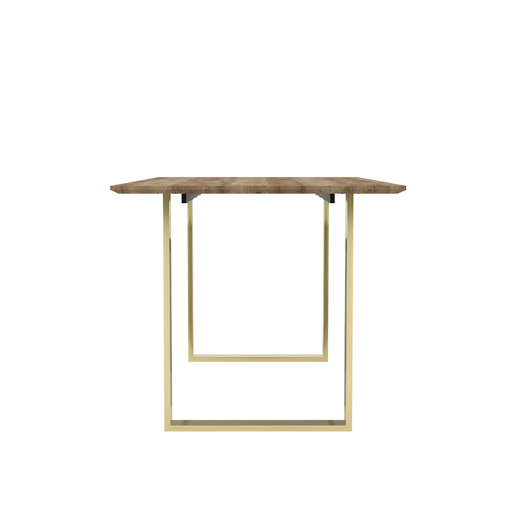 Antibes Russet And Gold Dining Table