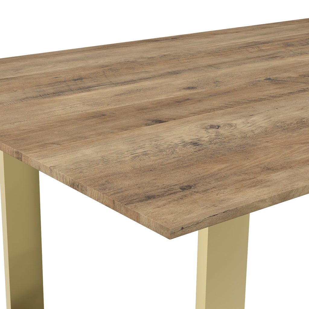 Antibes Russet And Gold Dining Table