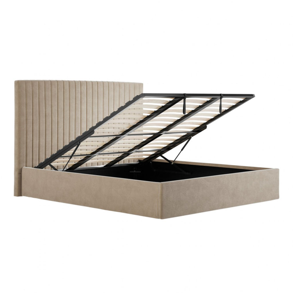 Berlin Beige Tall Super King Bed