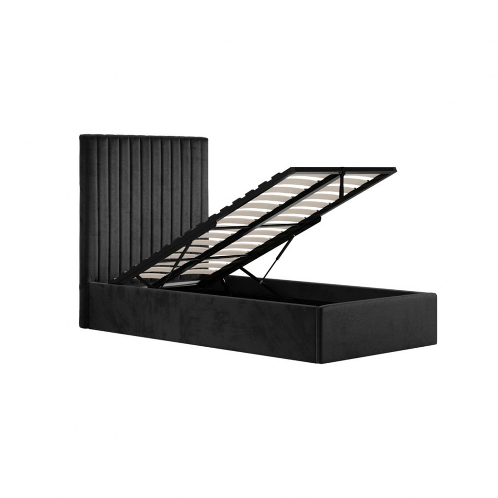 Berlin Black Tall Single Bed