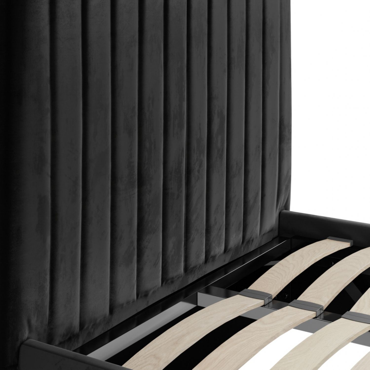 Berlin Black Tall Single Bed