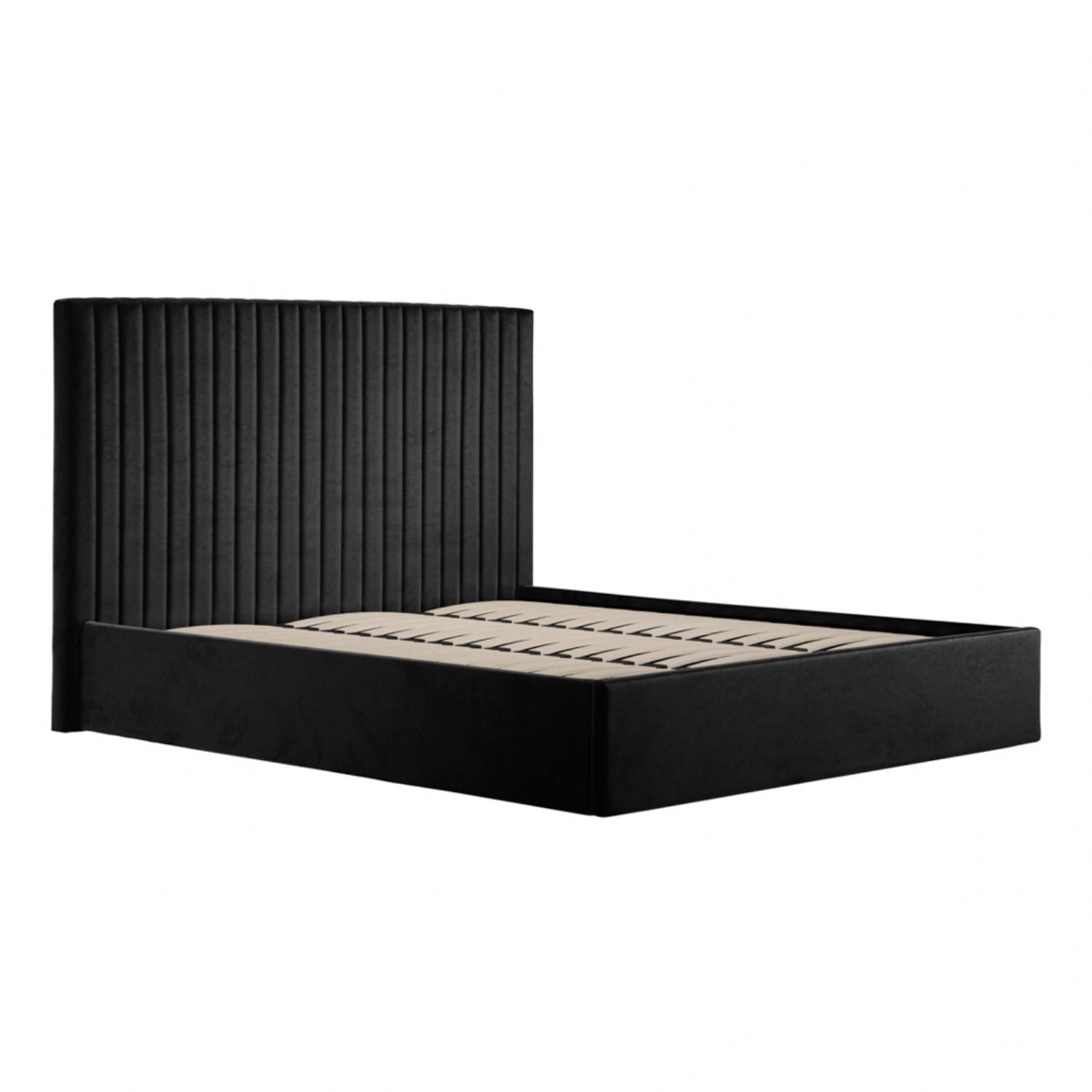 Berlin Black Tall Super King Bed