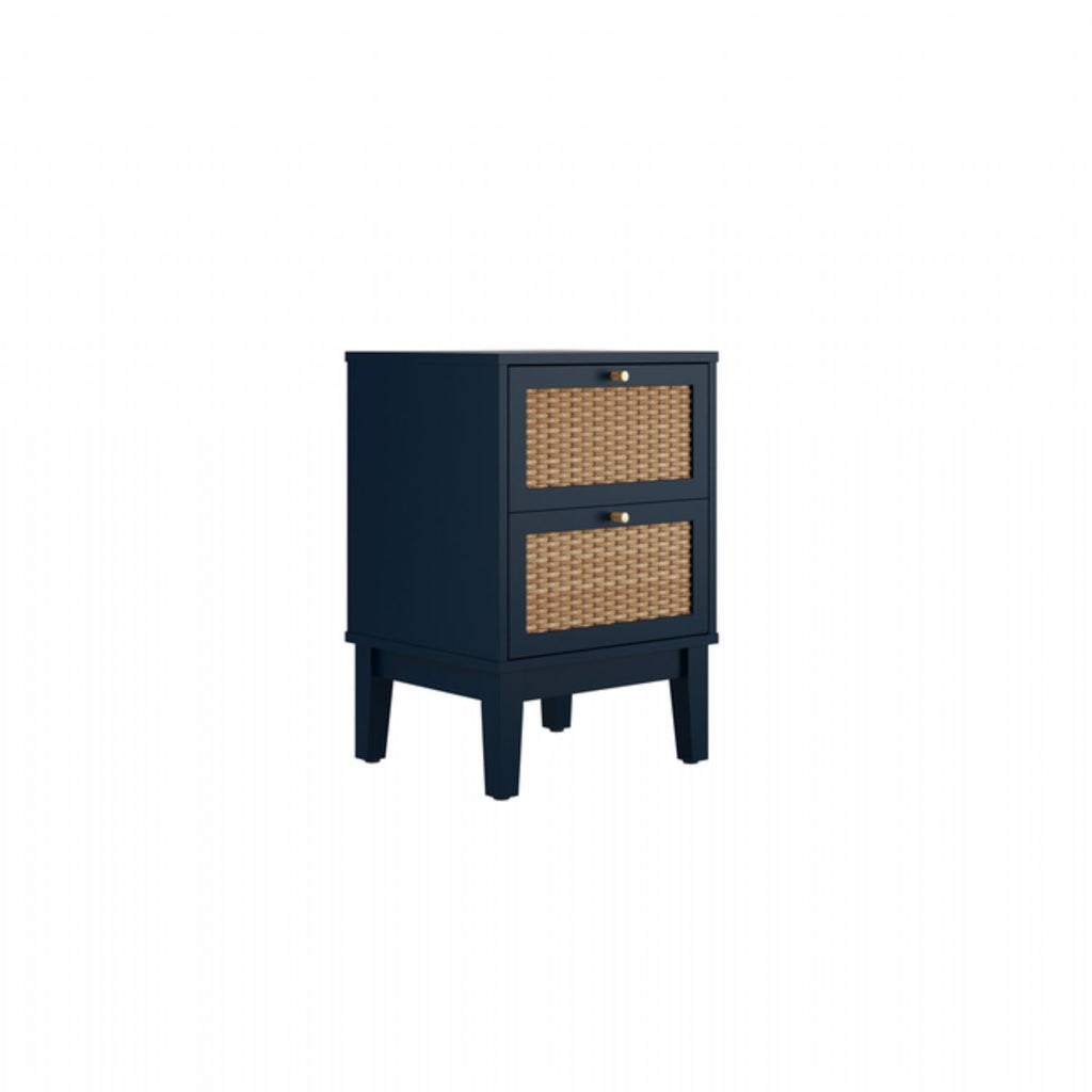 Bordeaux Blue Bedside Cabinet