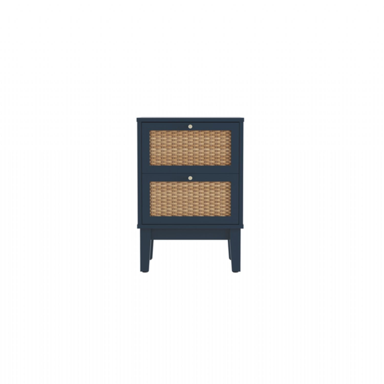 Bordeaux Blue Bedside Cabinet