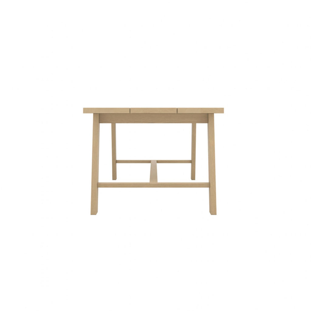 Latte Wood 8 Seater Dining Table with Grain Effect