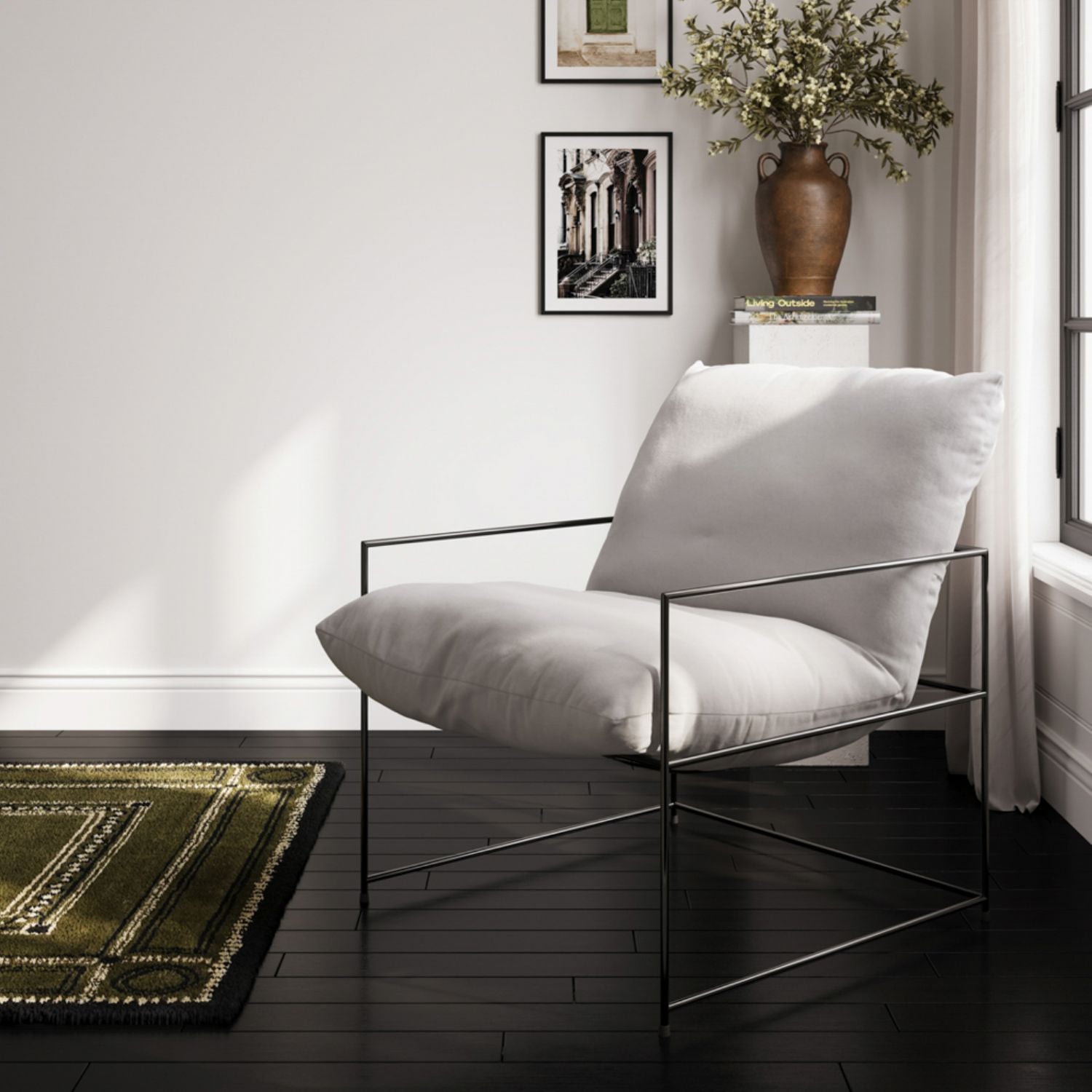 Brook White Chair
