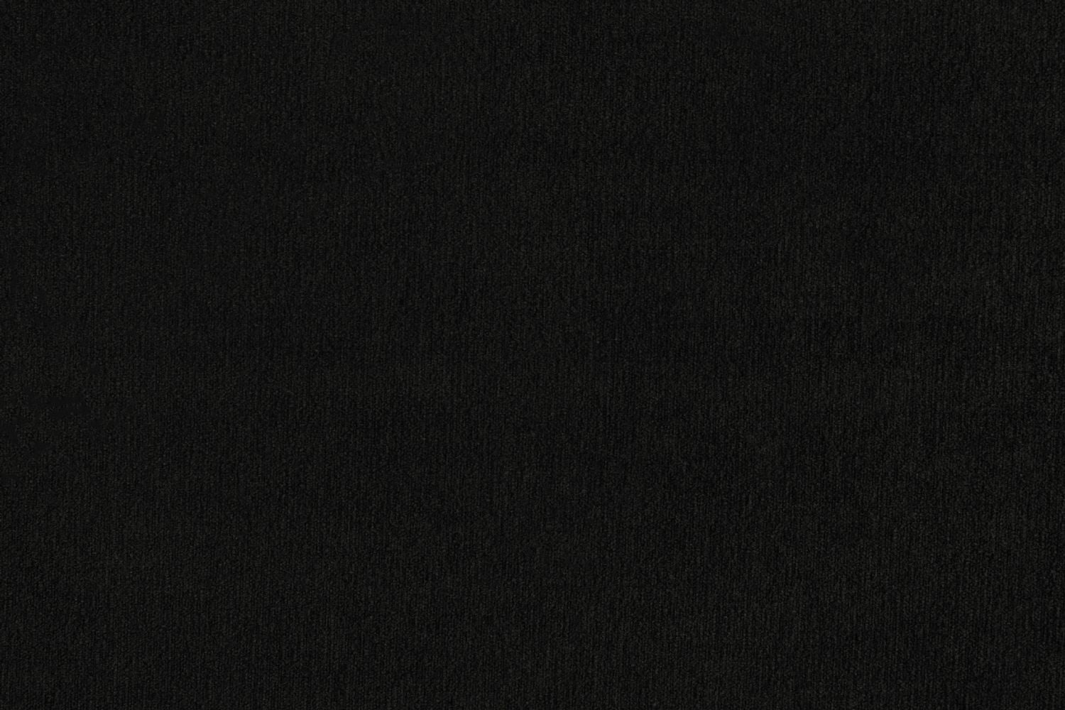 Black Fabric U Shape Plush Black Corner Sofa